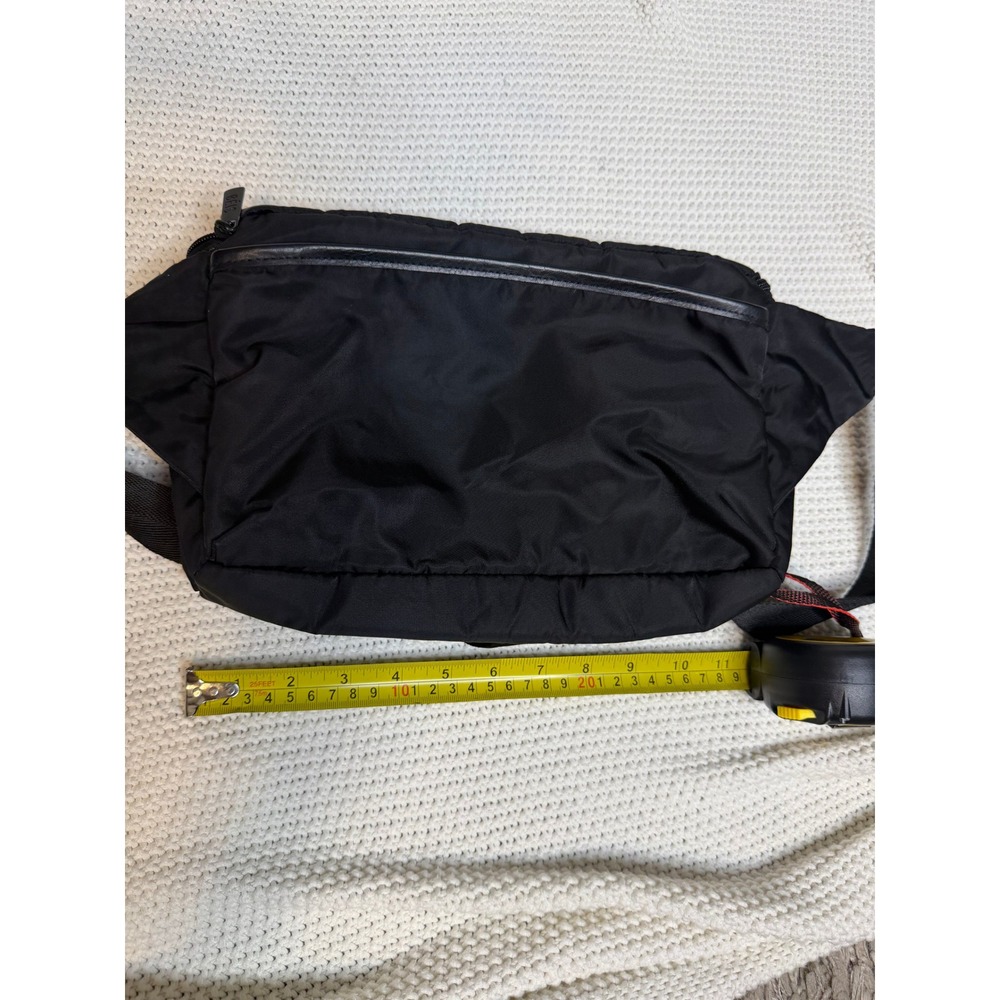 BEIS The Diaper Fanny Pack Black Nylon Crossbody Waist Bag with Wipes Pocket